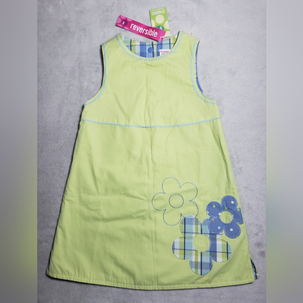 NWT Vintage Gymboree "Rainbow Sherbert" Reversible Dress VHTF